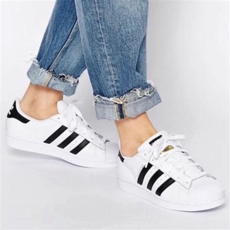 adidas sneakers gekleurde streep|adidas striped leather shoes.